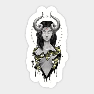 demon girl Sticker